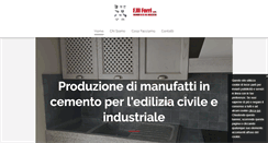 Desktop Screenshot of manufattiincementofratelliferri.com