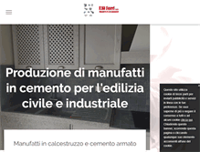 Tablet Screenshot of manufattiincementofratelliferri.com
